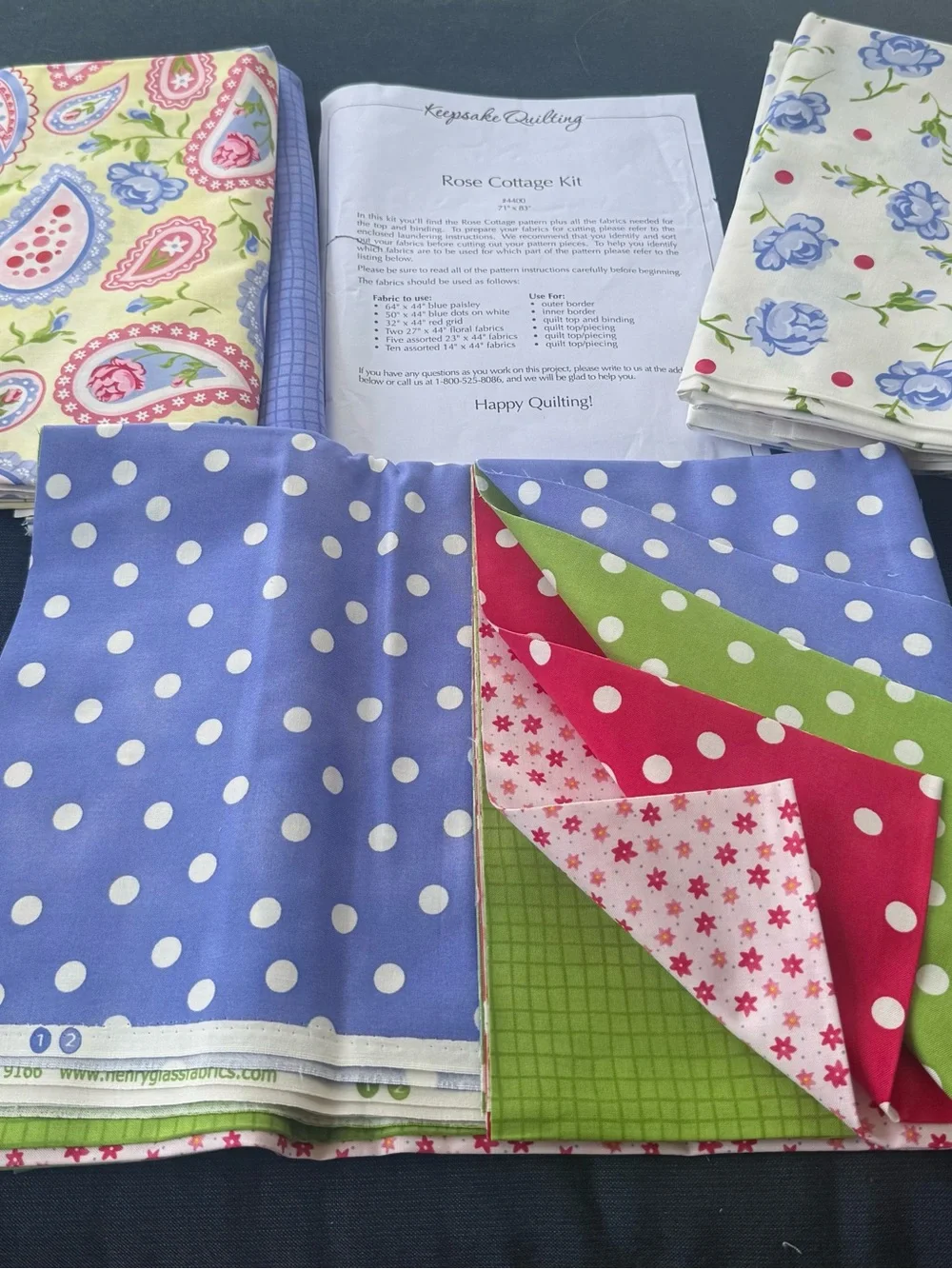 🆕Rose Cottage Quilt Kit🆕